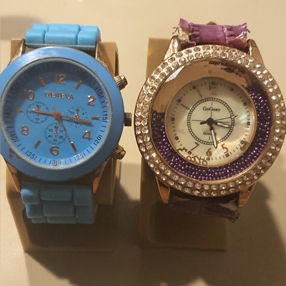 🦋10/$20🦋 Lot of 2 Geneva & GoGoey Women's Watches